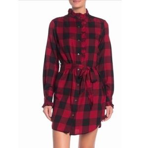 Buffalo plaid dress